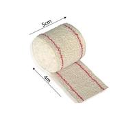 Venda Elástica de Crepe Sin Látex Para Soporte, Fijación y Reposo, Bordes Tejidos (SUACREPE 70 gr/m2, 5cmX4m)