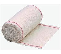 Venda Elástica de Crepe Sin Látex Para Soporte, Fijación y Reposo, Bordes Tejidos (SUACREPE 70 gr/m2, 7cmX4m)