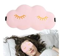 Venda para dormir - Cubierta de ojos en forma de nube , plegable ciego, ergonómica, multifuncional, con botón ajustable, cómoda funda para dormir para viajes en avión, hogar
