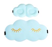 Venda para dormir, cubiertas para ojos para dormir | Pliegues ciegos de espuma en forma de nube para dormir | Funda para dormir ergonómica multifuncional con botón ajustable para cama
