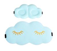 Venda para dormir, para ojos para dormir,Cubierta de espuma para ojos con forma de nube para - Venda para multifuncional ergonómica con botón ajustable, cómoda para para viajes en