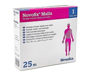 Venda tubular de malla Novofix 25 m (1: Dedos gruesos, manos y muñecas pequeñas.)