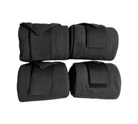 Vendajas Protectoras para Patas De Caballo | 4 Piezas de Vendajes para Patas | Accesorios Ecuestres Protectores de 250 cm Parte Delantera Suave para Competiciones Exteriores