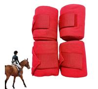 Vendajas Protectoras para Patas De Caballo - 4 Piezas Protectores Delanteros para Patas | Accesorios Ecuestres Bandas de Protección Frontal para Entrenamiento Competición y Paseos al Aire Libre