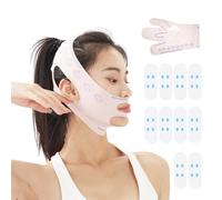 Vendaje Adelgazante Facial De 1 Pieza Y Tiras Adelgazantes Faciales De 10 Piezas, Lifting Facial, Accesorios De Belleza Facial, Vendaje Facial Antiarrugas