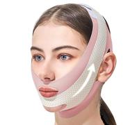 Vendaje adelgazante facial para apretar la piel, antiflacidez, reutilizable, cómodo, transpirable, moldeador de nailon de elevación rápida