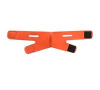 Vendaje antiarrugas para adelgazar la cara, línea V, mejilla, mentón, cuello, correa de masaje, cinturón de relajación, máscara de levantamiento de piel, herramienta de belleza (naranja)