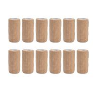 Vendaje auto adhesivo material duradero no tejido de látex promueve la recuperación de curación para perros gatos caballos suministros de granja de ganado 12pcs 10 cm