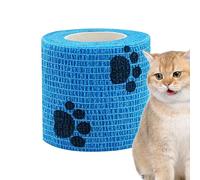 Vendaje autoadhesivo para perros, transpirable, para veterinarios, mascotas, antidesgaste, no tejido, cohesivo para piernas, patas, heridas