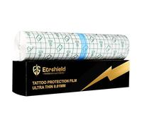 Vendaje de cuidado posterior del tatuaje, impermeable, segunda piel, parche de cinta adhesiva de 10 pulgadas x 11 yardas (33 pies) rollo flexible para curar la piel, película de protección de tatuajes