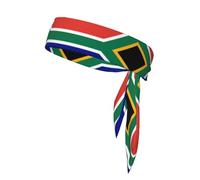 Vendaje deportivo impreso con la bandera de Sudáfrica, ideal para entusiastas del deporte, fútbol ninja y baloncesto