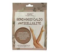 Vendaje drenante para piernas | Vendaje anticelulítico, reafirmante, reductor, tratamiento adelgazante profesional, 18 m, listas para usar (2 x 8 m) (Caldo anticelulitis)