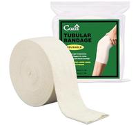 Vendaje elástico de soporte tubular, tubo Stockinette para brazos, piernas, rodillas, tubo de compresión para soporte de tejido, 7,5 cm x 10 m