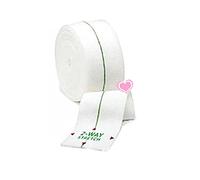 Vendaje elástico tubular elástico para extremidades, tronco infantil, 1 rollo verde 5 cm x 1 m