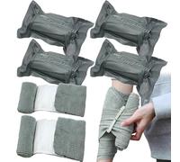 Vendaje Israeli,2 Juego de Vendaje de Torniquete, 6 Pulgadas Vendaje De Emergencia, Torniquete Militar Tactical para Botiquin Tactico, Camping, Caza y Aventura al Aire Libre