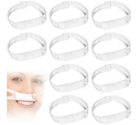 Vendaje nasal, 10 unidades, vendaje para nariz después de operación, vendaje elástico, vendaje nasal con trabillas para las orejas