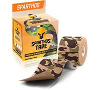Vendaje Neuromuscular Kinesiolog?a SPARTAN TAPE - 5cm x 5m - Cinta El?stica Banda Fisioterapia SportsTape Para Lesiones Musculares Articulaciones Protección Deportiva (Forest Camo)