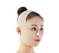 Vendaje post-quirúrgico con correa para la barbilla para mujeres - Mascarilla de compresión en forma de V y mentón en forma de V Máscara envolvente, adelgazamiento de la papada, elevación de la b