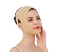 Vendaje Postquirúrgico Para La Barbilla Para Mujeres Faja Compresiva Para El Cuello Adelgazante Facial, Tensador De Papada(L)