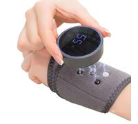 Vendaje Térmico para Muñeca - Masajeador Manos Inteligente Sin Cables 1200mAh,Muñequera Eléctrica,para Invierno Exterior Interior SPA Recuperación Post-Entrenamiento Relajación Fitness Navidad