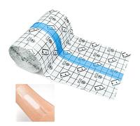 Vendaje Transparente Impermeable, 10cm x 10m Heridas Impermeable Cinta, Vendaje para Tatuajes, Esparadrapo Transparente, Apósitos para Heridas, Film Tattoo Adecuado para Protección Heridas