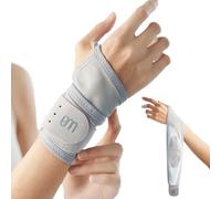 Vendajes de muñeca, vendaje de muñeca con abertura suave para el pulgar, 0.5 mm de grosor, muñequera de malla transpirable, protector de muñeca para tendinitis leve, deportes, trabajo y sueño