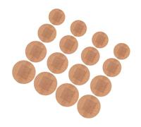 Vendajes de Tela Transpirables 100 Pcs Parche Protector de Dedo Vendajes Redondos Cómodos y Elásticos Uso Diario Curación de Heridas para Dedos y Articulaciones