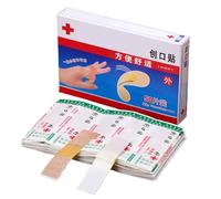 Vendajes flexibles impermeables, vendas de heridas impermeables - Tiras de aderezo de vendaje impermeable | Calcomanías de protección de tela flexible 50/100 para cortes y rasguños menores, suministro