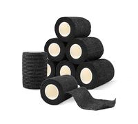 Vendas autoadhesivas, 8 rollos x 7,5 cm x 4,5 m, vendas elásticas, venda cohesiva resistente, ideal para deporte, esparadrapo deportivo, vendas elásticas, venda elastica adhesiva.