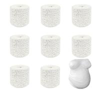 Vendas de Yeso,8pcs Venda de Escayola para Modelado,Vendaje para Hacer Moldes,Vendaje para Hacer Moldes del Cuerpo Cara Arte Creativo