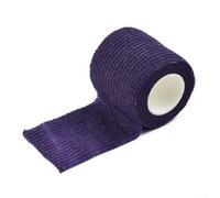 Vendas elásticas suaves al tacto diseñadas para evitar resbalones cuando se envuelven alrededor de objetos; tamaño de ancho de 5 cm por longitud de 4 5 m (morado nuevo)