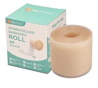 Vendas hidrocoloides para el cuidado de heridas, rollo hidrocoloide extra grande de grado médico (2 pulgadas x 12 pies)