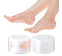 Vendas para ampollas, 2 rollos/60 unidades, almohadillas adhesivas ultrafinas con cajas, cinta impermeable para ampollas, protectores de talones, almohadillas de prevención de ampollas, calcomanías