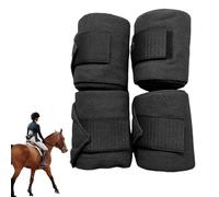 Vendas para Patas de Caballo | 4 Piezas de Vendajes para Patas,Accesorios Ecuestres Bandas de Protección Frontal para Entrenamiento Competición y Paseos al Aire Libre