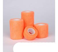 vendas, Vendaje elástico autoadhesivo deportivo de 4,8 m, colorido, for rodilleras, dedos, tobillos, palmas y hombros(Bright Orange,10cm X 4.8m)