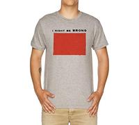 Vendax I Might Be Wrong Camiseta Hombre Gris