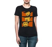 Vendax los Bueno, el Malo y el Feo Art - Película Camiseta Mujer Negro