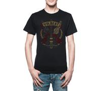 Vendax Nueva Banda S Volbeat Camiseta para Hombre Negra Men's T-Shirt Black