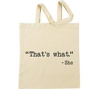 Vendax Thats What She Said Quote Beige Bolsa De Compras