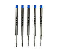 ¡Vendedor del Reino Unido! Juegos de recambios compatibles con bolígrafos Sheaffer K. Recambio para bolígrafo de punta media suave., color 5 recambios de tinta azul. 5 x BLUE INK REFILLS