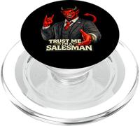 Vendedor Diablo | Ventas Humor Satanás Codicia Corporativa PopSockets PopGrip para MagSafe