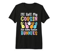 Venderé a mi Primo por Algunos conejitos de Pascua Niño Niña Camiseta Premium