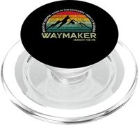 Vendimia Waymaker Promise Keeper Milagro Trabajador Cristiano PopSockets PopGrip para MagSafe