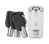 Vending Machine Lock Cylinder | Zinc Alloy, 90g, Silver | Single Key, Cam Lock, 3 Keys Included | Replacement For Game Console Server Water Machine, Arcade Cabinet Coin Box Security