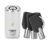 Vending Machine Lock Cylinder, Zinc Alloy Tubular Lock, 90g Snack Candy Soda Machine Security Locker for Industrial Tank Applications, Anti-Theft Replacement Part with Key