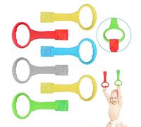 Venditer Anillas para Cunas y Parques, 6 Piezas Anillas Parque Bebe, Anillos de Corralito de Bebé, Anilla para Parque infantil, Ayuda a su Bebe a Ponerse de Pie Facilmente Tamaño Grande Regalos Niños