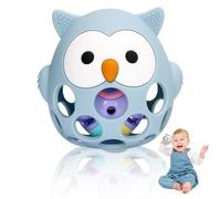 Venditer Juguetes Montessori Bebes 0-3-6-12 Meses Educativos, Juguete de pelota para bebé, Juguetes Bebes 1 año, Juguetes Sensoriales Bebe Sonajero Regalo owl