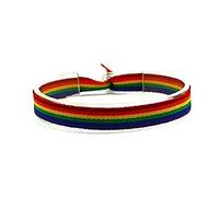 VENDOPOLI Pulsera colores Orgullo Gay LGTBI Flag Bracelet 10 X 300 MM Pulsera Bandera LGBT Cinta LGBTI Pulsera Arcoiris Cinta Arcoiris Pulsera Gay