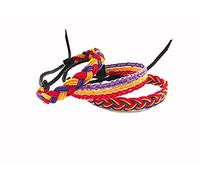 Vendopolis Pulsera Pack 3 Unidades Republica ESPAÑOLA Republicana Trenzada Ajustable Anudada
