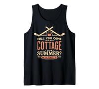 Vendrás a mi cabaña Este Verano WYCTMCTS Vintage Camiseta sin Mangas